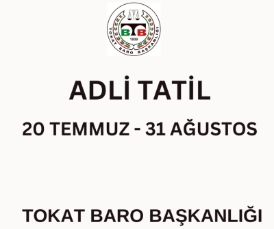 " Adli Tatil Mesajı "