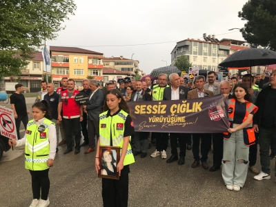 " SESSİZ ÇIĞLIK YÜRÜYÜŞÜ"