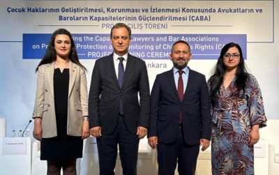 " Çocuk Haklarının Geliştirilmesi, Korunması ve İzlenmesi Konusunda Avukatların ve Baroların Kapasitelerinin Güçlendirilmesi Projesi " Açılış Konferansı