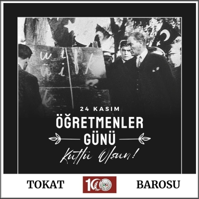 " 24 Kasım Öğretmenler Günü" Kutlu Olsun.