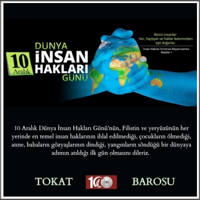 " 10 Aralık Dünya İnsan Hakları Günü" Kutlu Olsun.