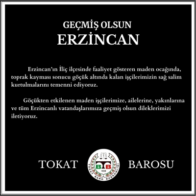 Geçmiş Olsun Erzincan