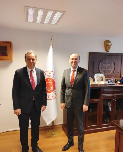 Baro Başkanımız Av.Melih YARDIMCI'dan İstanbul Anadolu Adliyesi Cumhuriyet Başsavcısı Vekili Sayın Cumaali KARAKÜTÜK'e Ziyaret.