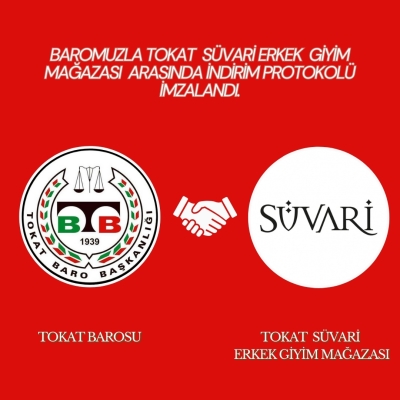 Baromuzla Tokat Süvari Erkek Giyim Mağazası Arasında İndirim Protokolü İmzalandı.