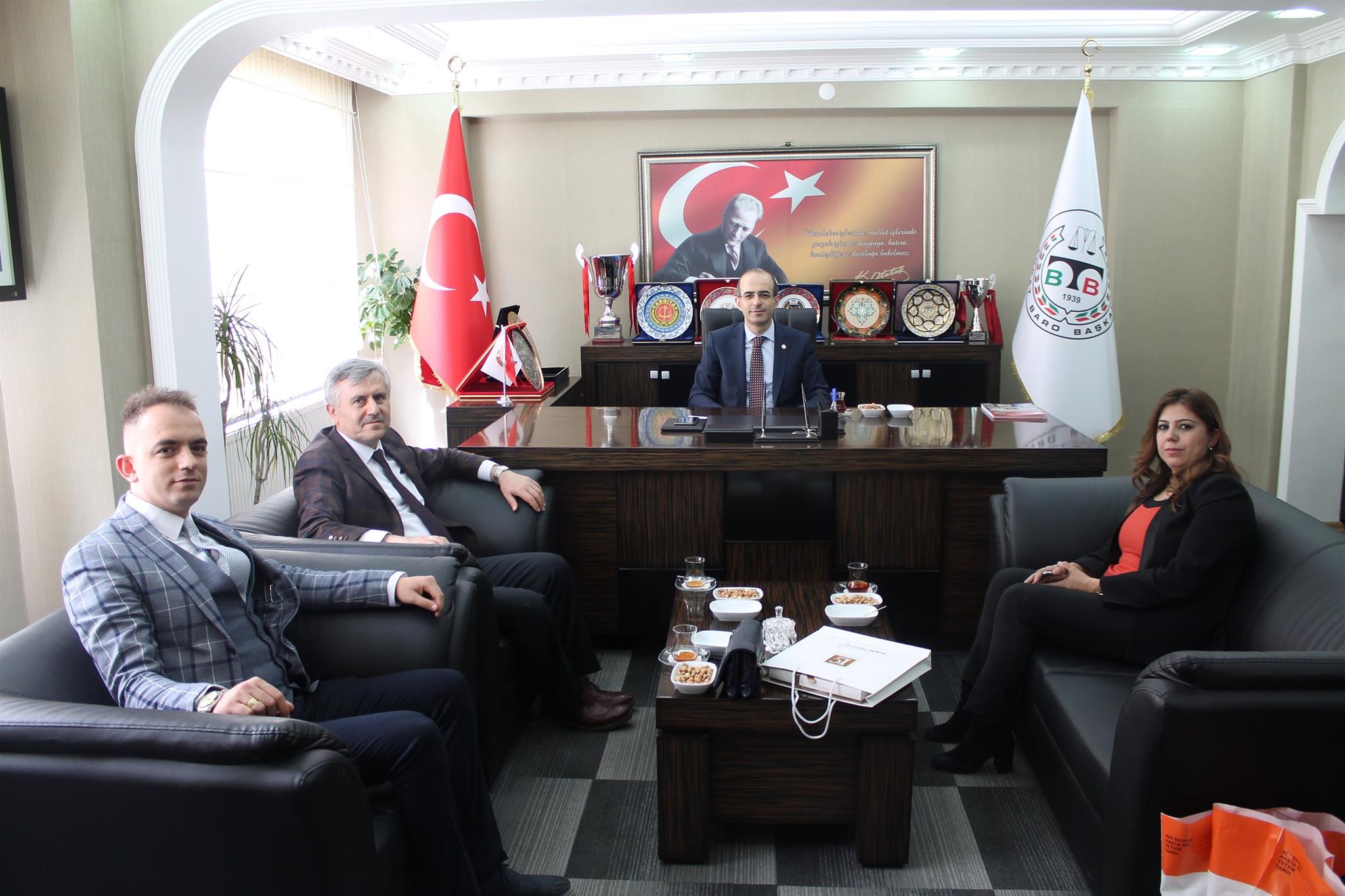 tokat medical park hastanesinden baromuza ziyaret tokat baro baskanligi