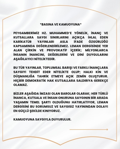 BASINA VE KAMUOYUNA