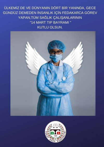 "14 MART TIP BAYRAMI "KUTLU OLSUN. 