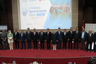 2.Uluslararası Uygulamalı İstatistik Kongresi Düzenlendi.