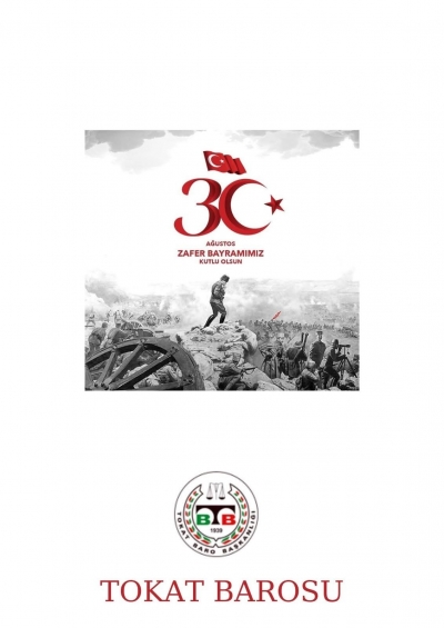 " 30 Ağustos Zafer Bayramı " Kutlu Olsun. 