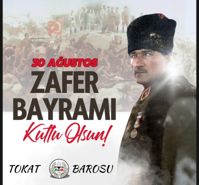 30 Ağustos Zafer Bayramı Kutlu Olsun