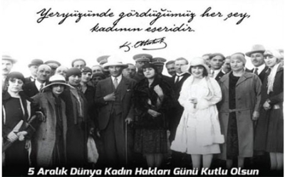 5 Aralık Dünya Kadınlar Günü Kutlu Olsun