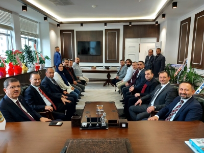 Ak Parti Tokat Milletvekili Av. Mustafa ARSLAN ve Beraberindeki Heyetten Baromuza Ziyaret.