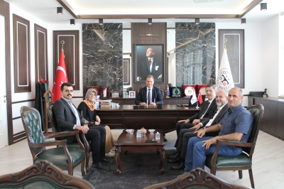 Ak Parti Tokat Milletvekili Av. Mustafa ARSLAN ve Beraberindeki Heyetten Baromuza Ziyaret.