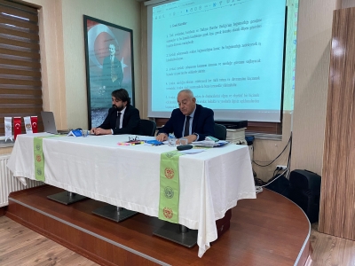 ” Avukatlık Kanunu ve Meslek Kuralları ” Konulu Staj Eğitim toplantısı gerçekleştirildi.