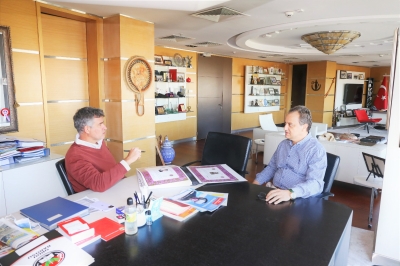 Baro Başkanımız Av. Melih YARDIMCI' dan Türkiye Barolar Birliği Başkanlığına Ziyaret.