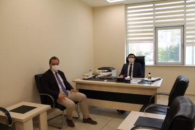 Baro Başkanımız Avukat Melih YARDIMCI' dan HSK Müfettişi Sait MİCANOĞLU' na Ziyaret 