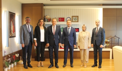 BAROMUZDAN ANAYASA MAHKEMESİ ÜYESİ SAYIN KENAN YAŞAR' A ZİYARET