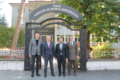 Baromuzdan Tokat Gençlik ve Spor İl Müdürü Haşim EGER' e Ziyaret