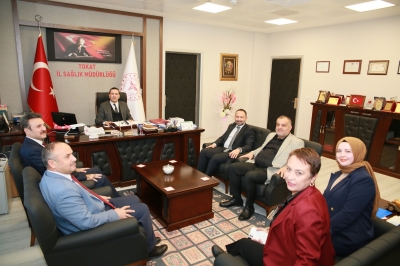 Baromuzdan Tokat İl Sağlık Müdürlüğüne İadei Ziyaret.
