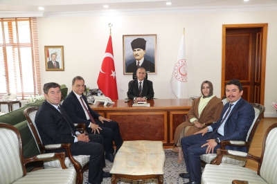 Baromuzdan Tokat Valisi Sayın Numan HATİPOĞLU ' na Hayırlı Olsun Ziyareti.