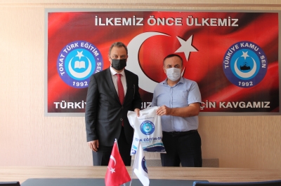 Baromuzdan Türk Eğitim-Sen Tokat Şubesine Ziyaret