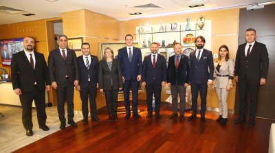 BAROMUZDAN TÜRKİYE BAROLAR BİRLİĞİ BAŞKANLIĞINA ZİYARET.