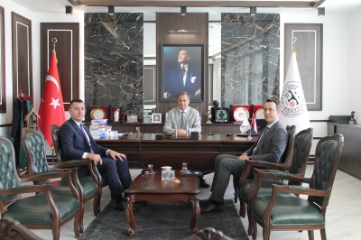 Halkbank Tokat Şube Müdürü Serdar KARADENİZ' den Baromuza Ziyaret