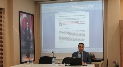 “ HMK Uygulamaları, Avukatın Rolü " Konulu Staj Eğitim Toplantısı Gerçekleştirildi.