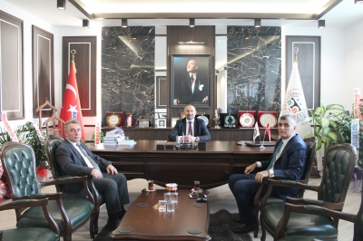 İl Milli Eğitim Müdürlüğü Ölçme ve Değerlendirme Müdürü ile Şehit Mehmet Han Anadolu Lisesi Müdüründen Baromuza Ziyaret