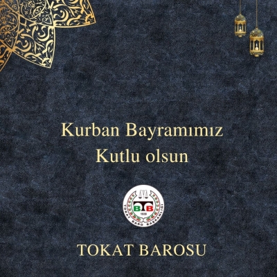 Kurban Bayramımız Kutlu Olsun.