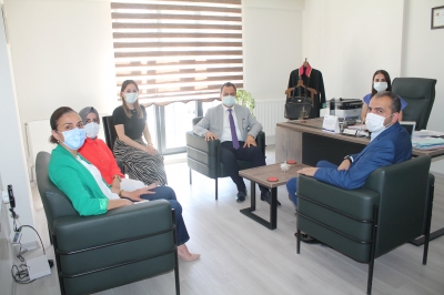 Meslektaşlarımız Av. Esin POLAT ve Av. Sema ALMAZ' a  Hayırlı Olsun Ziyareti.