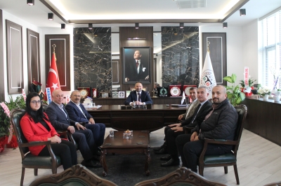 MHP Erbaa İlçe Başkanlığı ve Türk Sağlık Sen Erbaa Temsilciliğinden Baromuza Ziyaret