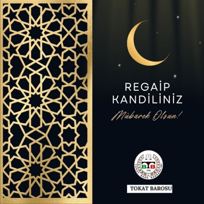 Regaip Kandiliniz Kutlu Olsun.