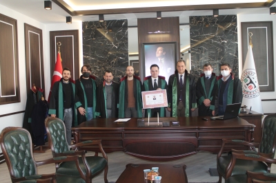 RUHSATNAME TÖRENİ DÜZENLENDİ