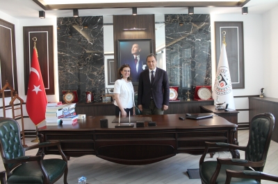 Sivas Barosu Genel Sekreteri Av. Nihal ERÜÇ' den Baromuza Ziyaret 