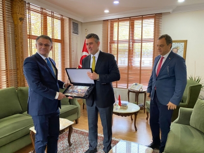 TBB Başkanı Av. Prof. Dr. Metin FEYZİOĞLU ve Baro Başkanımız Av. Melih YARDIMCI' dan  Tokat Valisi Dr. Ozan BALCI' ya Ziyaret.