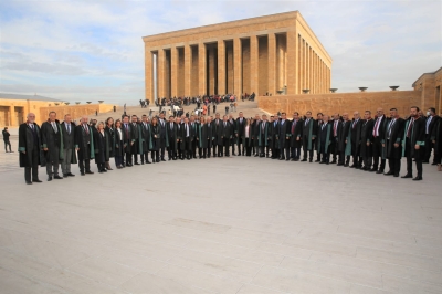 TBB’DE DEVİR TESLİM TÖRENİ ANKARA'DA GERÇEKLEŞTİ.