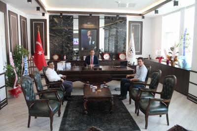 Tokat 1.Ağır Ceza Mahkemesi Üyesi Adem METİK ve İş Mahkemesi Hakimi Yasin Ersin ÖNER'den Baromuza Ziyaret.