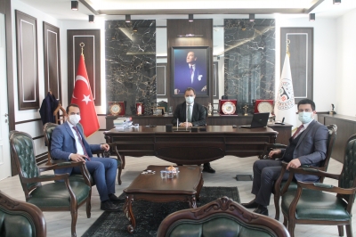 Tokat 1.Asliye Ceza Mahkemesi Hakimi Serkan ACER ve Cumhuriyet Savcısı İsmet Ozan GİRGİN' den Baromuza Ziyaret