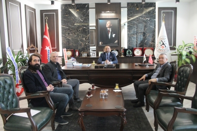 Tokat Denizbank Şube Müdürü Paşa YALÇIN' dan Baromuza Ziyaret