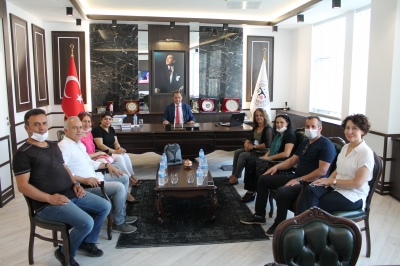 Tokat Eğitim Sen Şube Başkanlığı ve Sağlık Emekçileri Sendikası Şube Başkanlığından Baromuza Ziyaret.