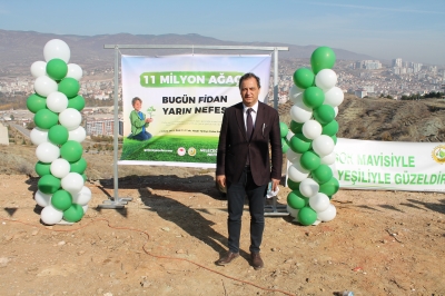 Tokat’ta 44 Bin 700 Fidan Toprakla Buluştu