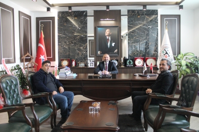 Tüm Sağlık Sen Tokat Temsilcisi Kürşat DİLİBAL ve Av. Taci AYDOĞMUŞ' dan Baromuza Ziyaret