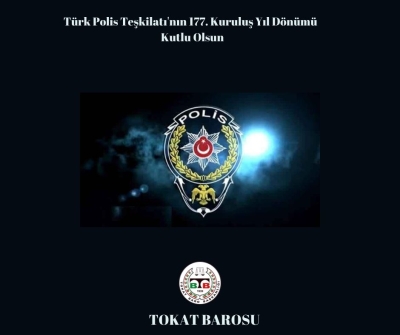 Türk Polis Teşkilatı' nın 177. Kuruluş Yıldönümü Kutlu Olsun.