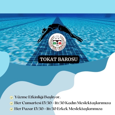 Yüzme Etkinliği Başlıyor.