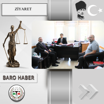 Baromuzdan Tokat Cumhuriyet Savcısı Osman Alp MORİLİPINAR' a ziyaret