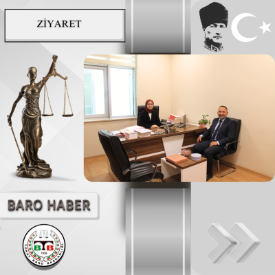 Baromuzdan Tokat 3. Ağır Ceza Mahkemesi Üyesi Sayın Senanur SÖYLEYİCİ' ye ziyaret