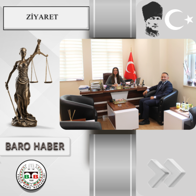 Baromuzdan Tokat 4.Asliye Ceza Mah. Hakimi Sevinç IŞIKDOĞAN' a ziyaret