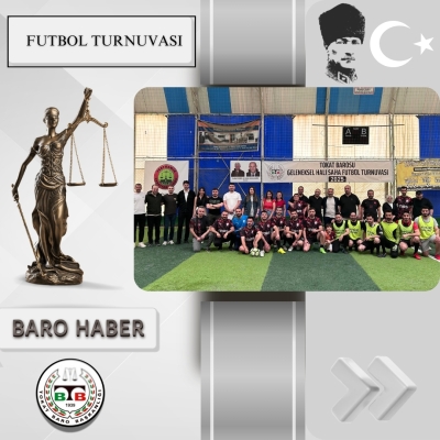 Tokat Barosu Avukat Naci YILMAZ - Avukat Mustafa Gökhan UĞUREL Halı Saha Futbol Turnuvası 1. Hafta Sunuçları ve Puan Durumu