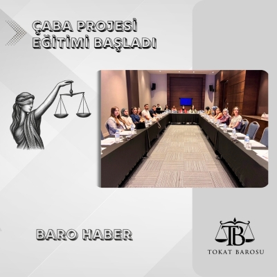 ÇABA Projesi Kapsamındaki Eğitim Programı Tokat’ta Başladı